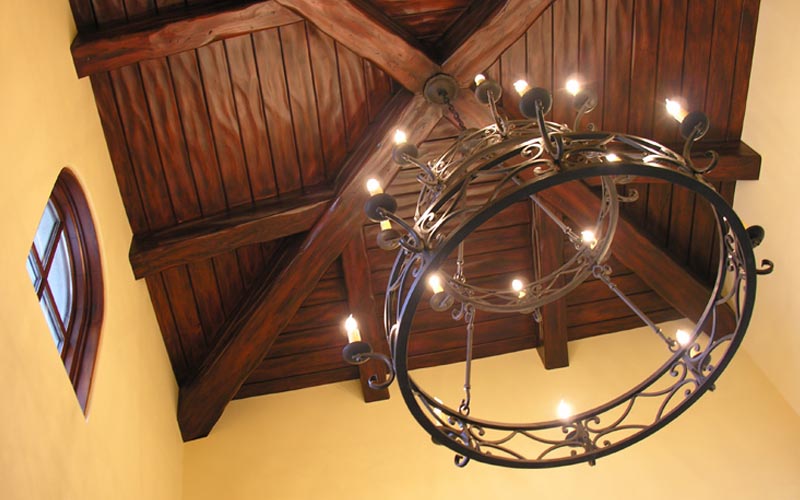 Residential foyer: 2-story foyer chandelier